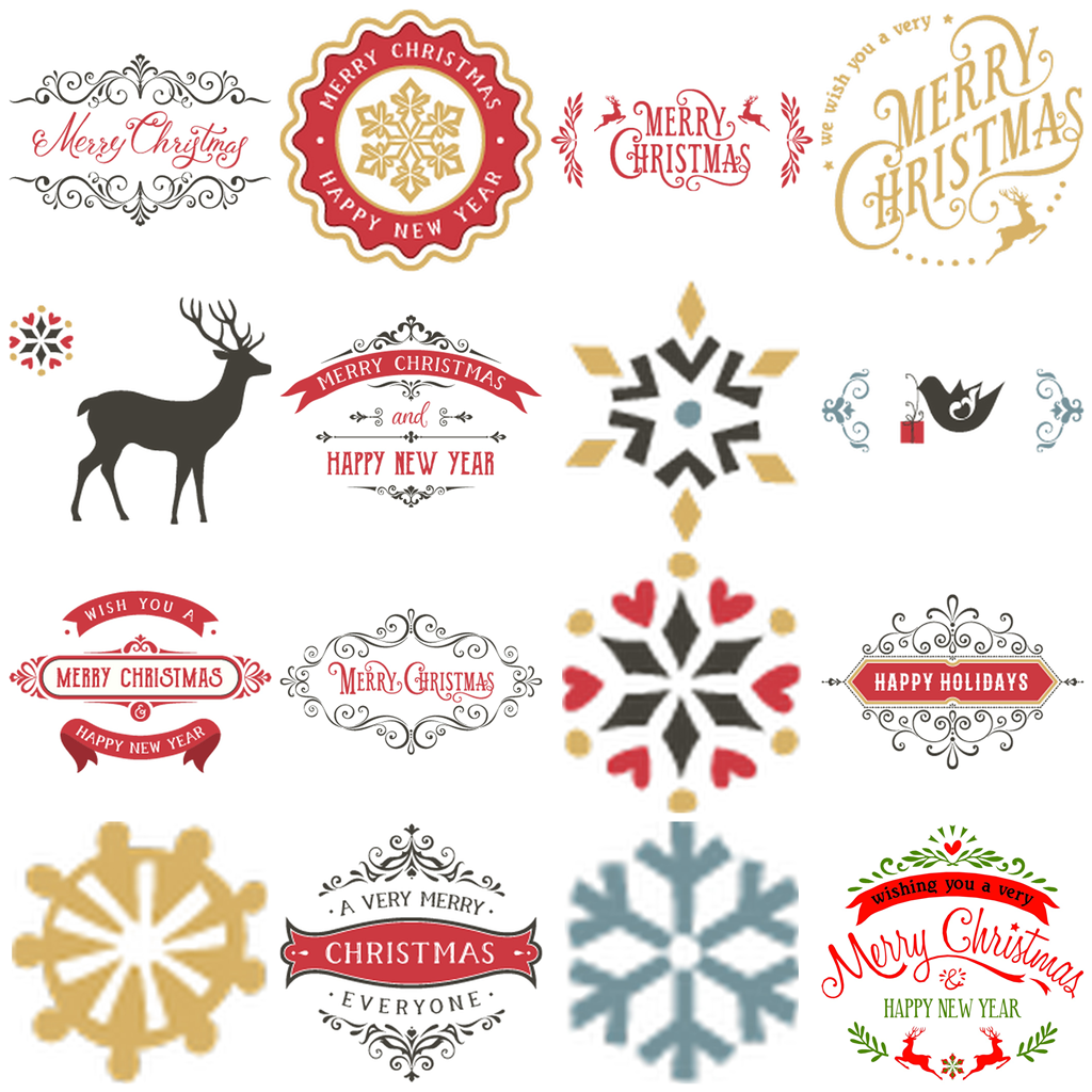 Christmas Welcome Sign Reindeer Fancy Snowflake SVG Cutting Files for Cricut &amp; Laser Cutter