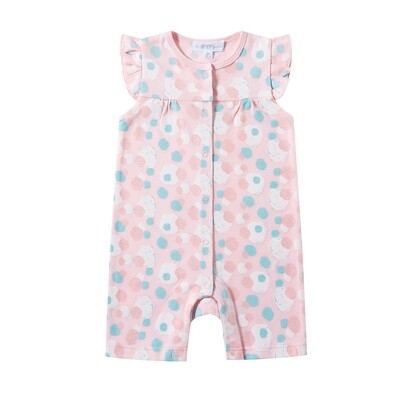 Pyama meisjes balletjes blauw/roze ( zomer )