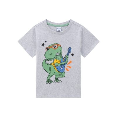 T-shirt dino grijs
