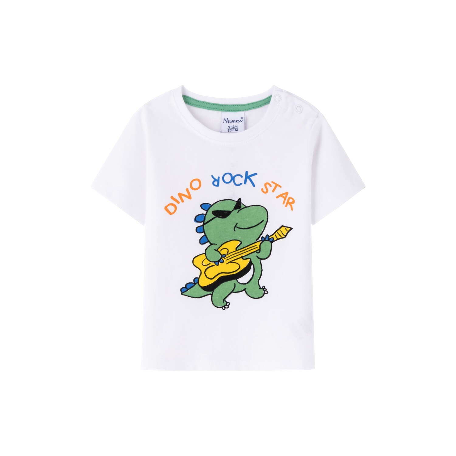 T-shirt wit met dino