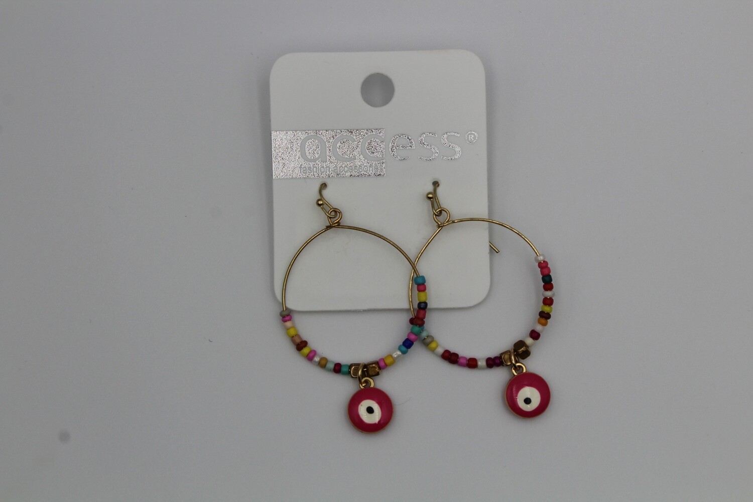 Oorbellen rond met oog