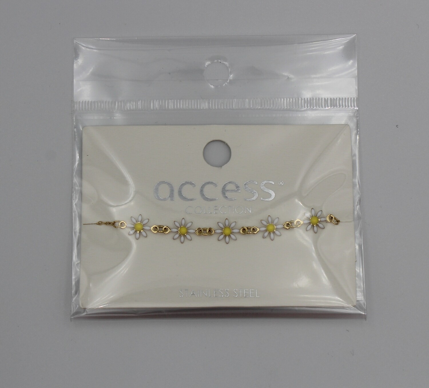 Armband witte bloempjes