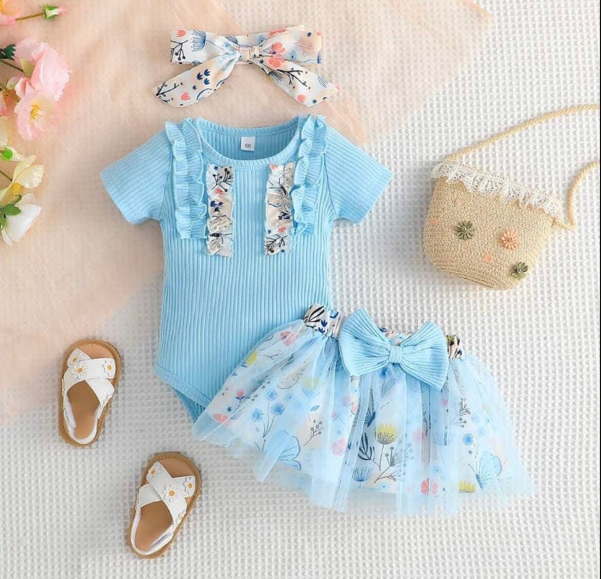 Rokje + Rompertje BLAUW