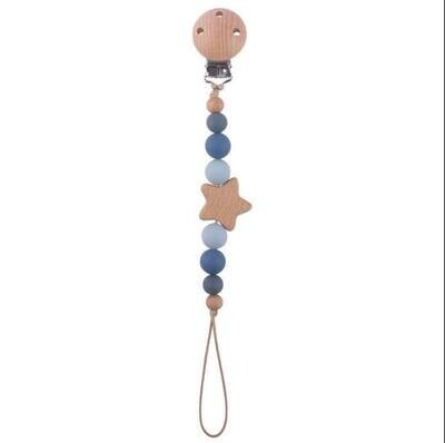 Fopspeenketting Blauw/Licht Blauw