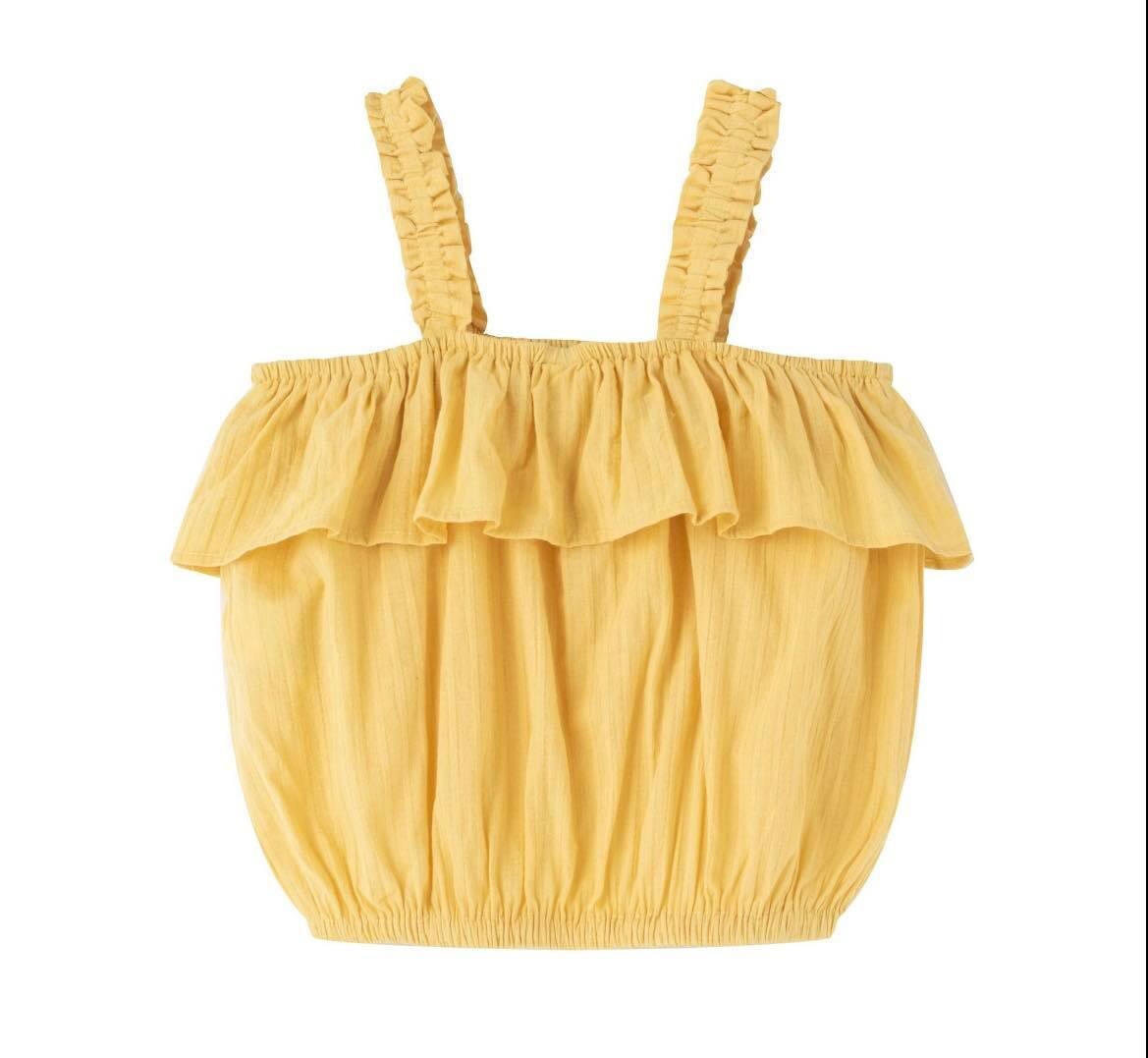Zomers Outfitje GEEL/WIT