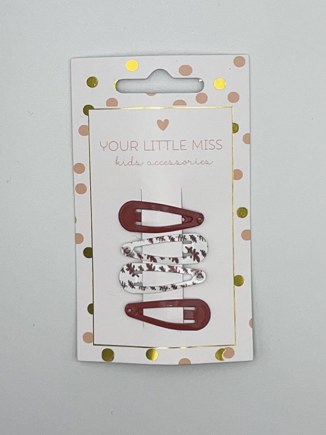Kleine Haarspeldjes / Rood