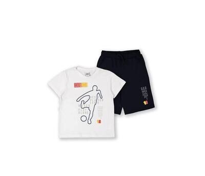 Voetbal outfit - wit voetbal