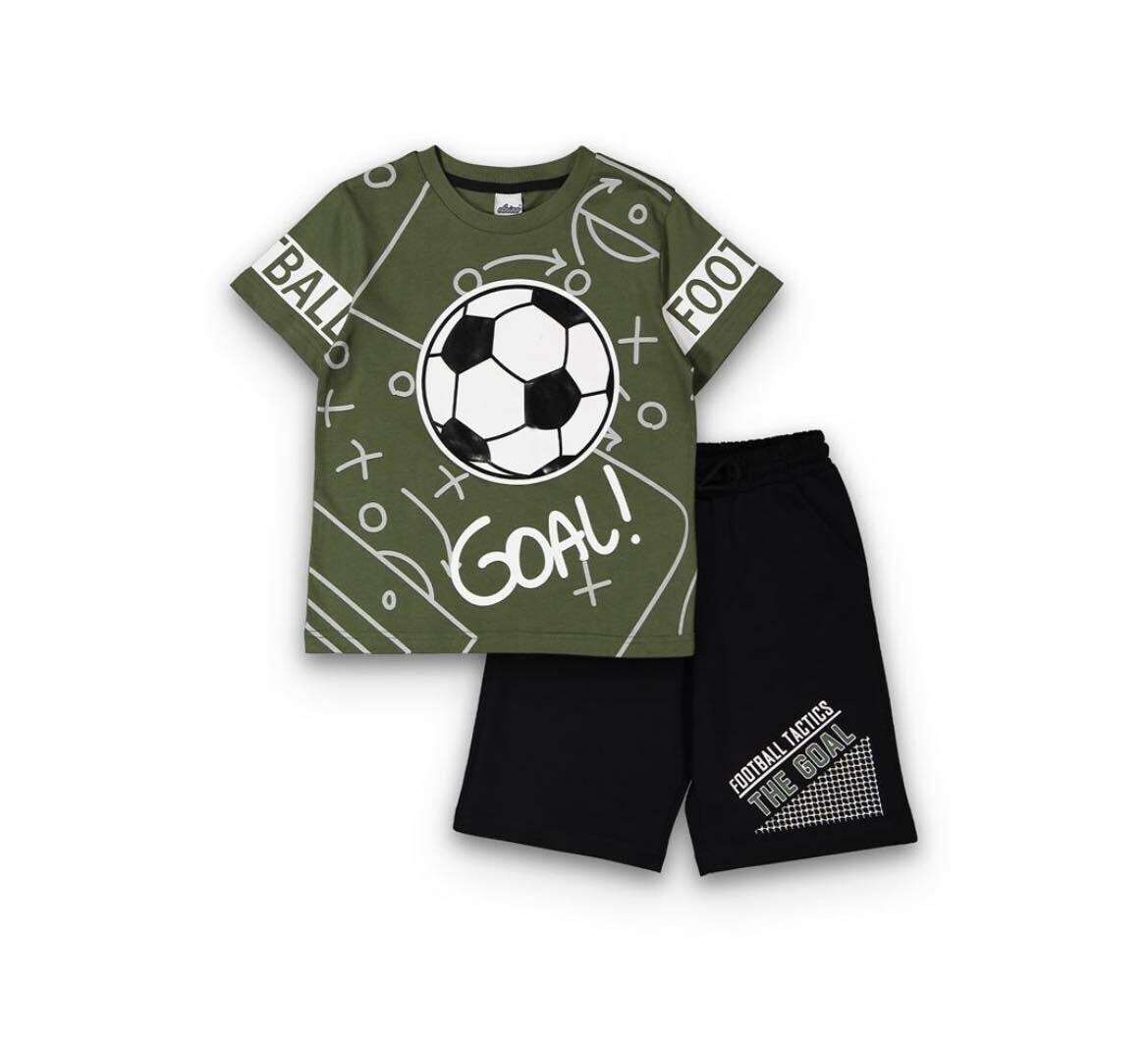 Voetbal outfit - Groen voetbal bal