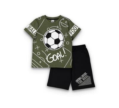 Voetbal outfit - Groen voetbal bal