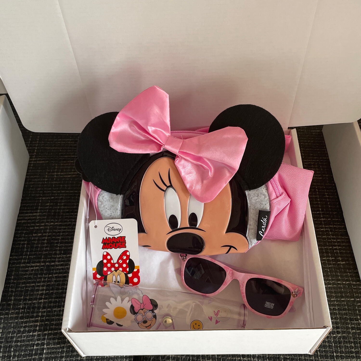 Minnie Mouse Cadeau / Buikzak + Zonnebril