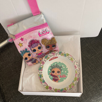 Cadeautje LOL Zakje + Eet Kom