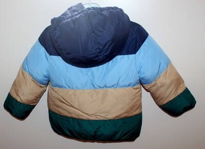 Winter jas strepen