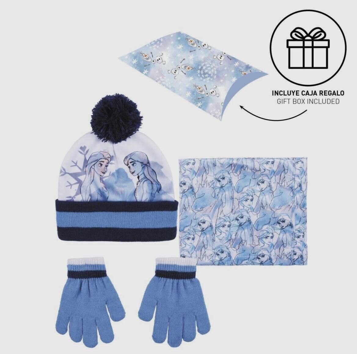 3-delig set frozen