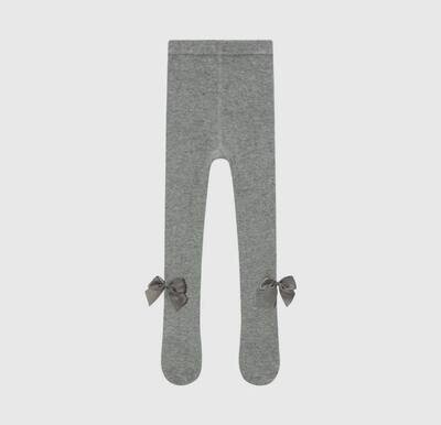 Kousenbroek newness grijs met strik