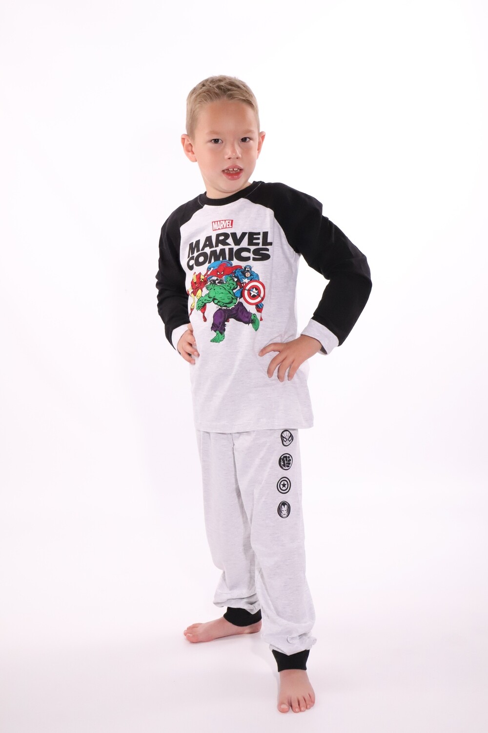 Pyjama Marvel Grijs