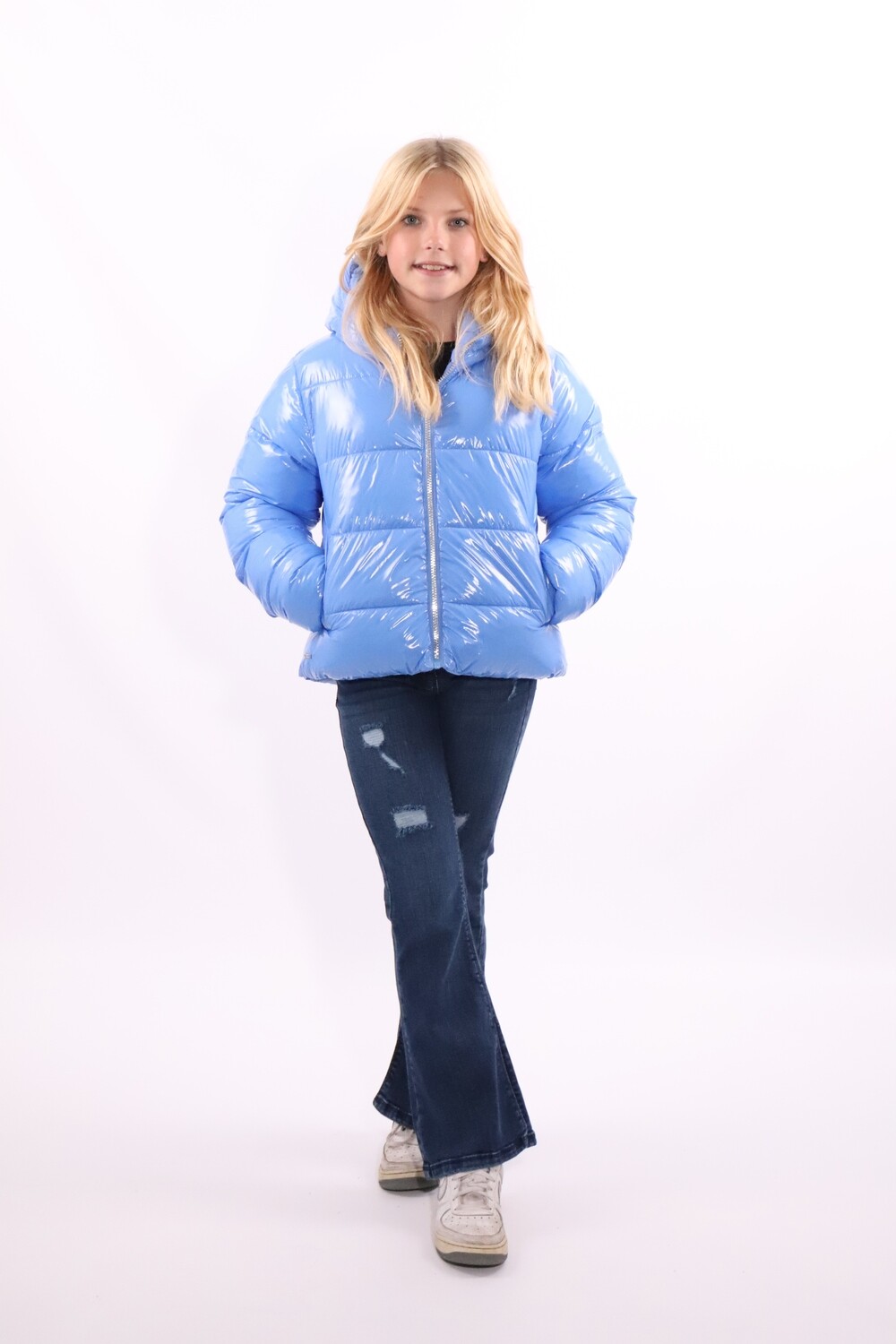 Jeans broek meisje met scheuren