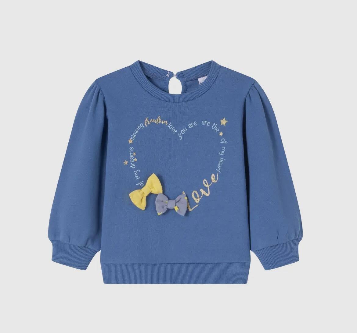 Sweatershirt met hartvorm