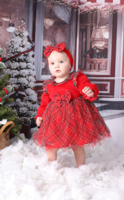babymeisjesjurk Rood
