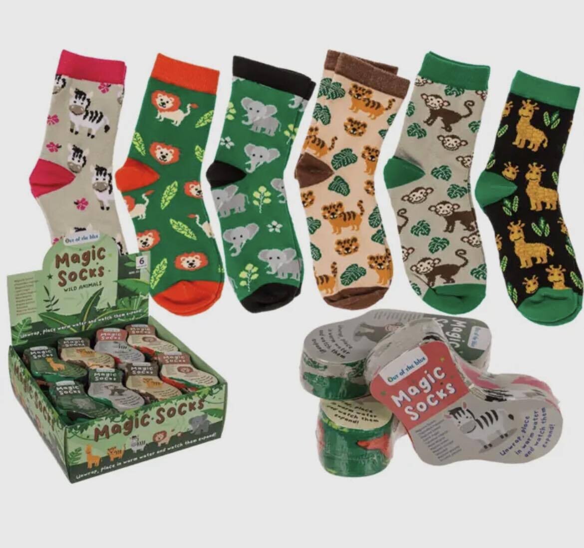 Magic socks wilde dieren