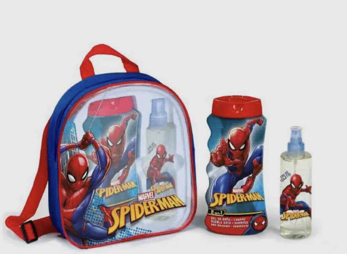 Spiderman rugzak - set