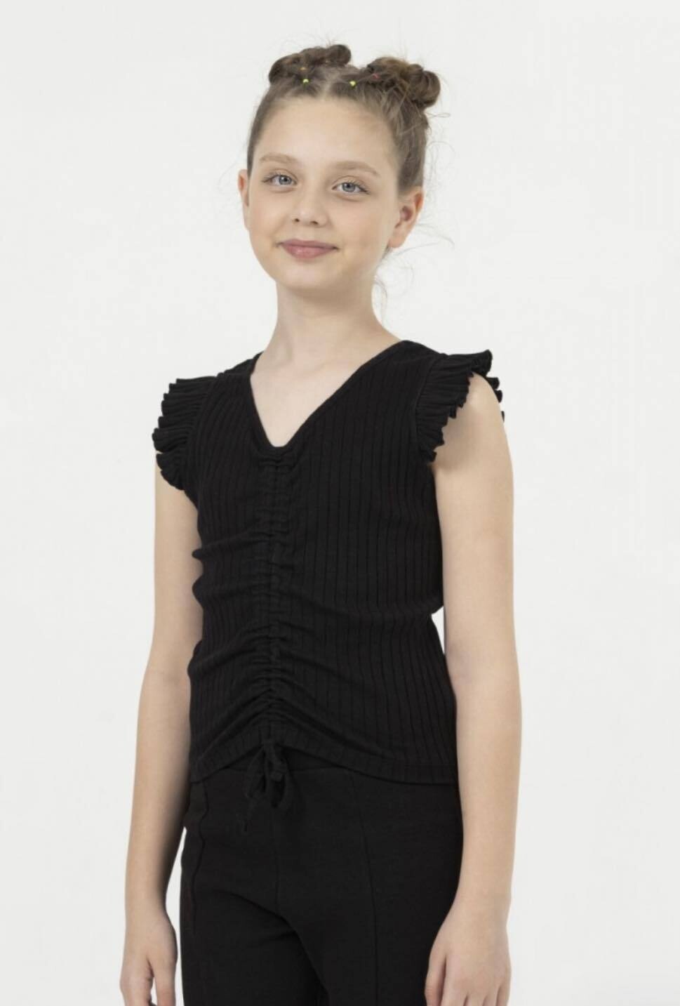 Mouwloze meisjesblouse