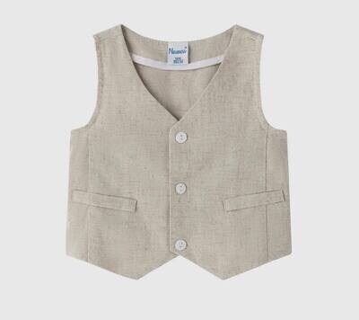 Setje met hemd broekje jasje ( beige)