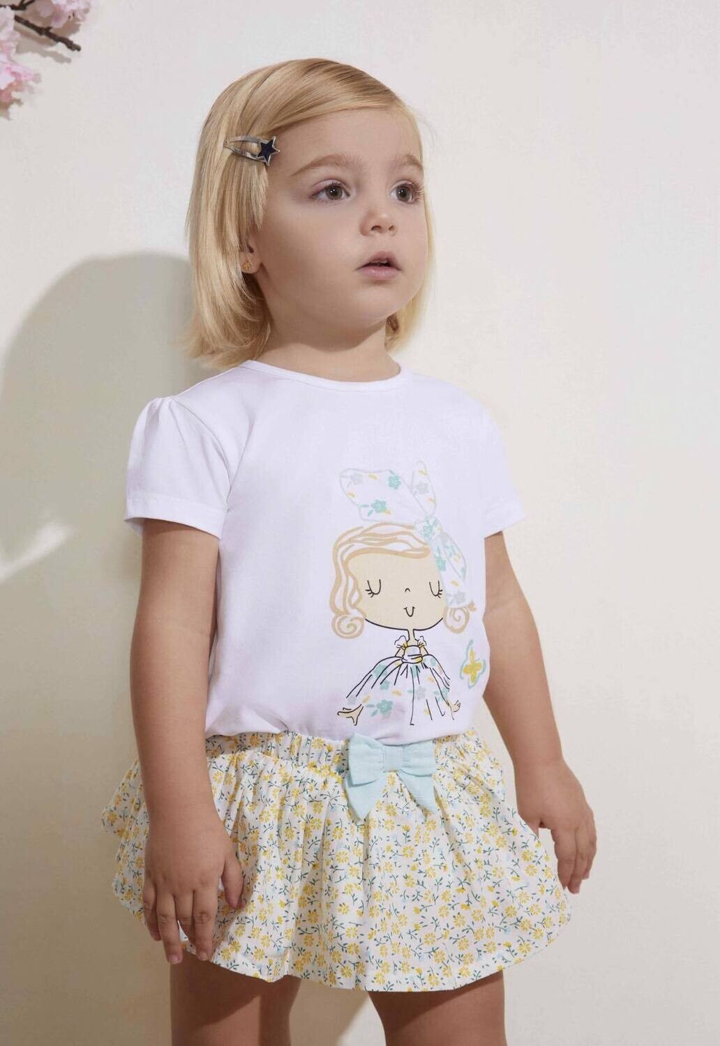 setje van t-shirt en rok broekje