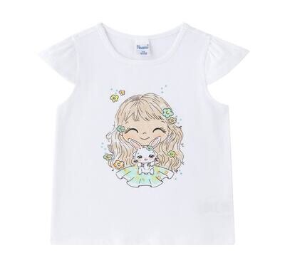 T-shirt met konijntje