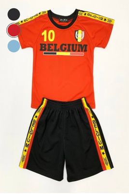 Setje belgie rood zwart blauw