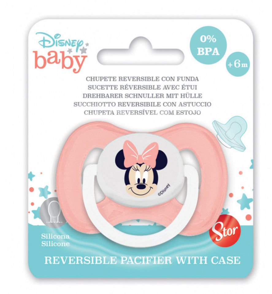 mickey/minnie fopspeen, Mickey/Minnie Fopspeen: roze