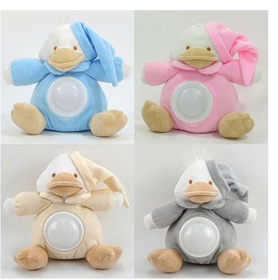Knuffel eend met lichtje