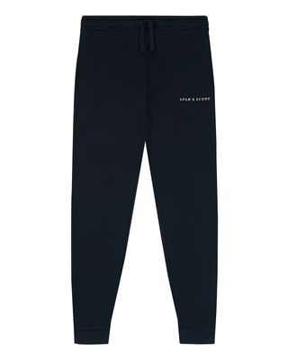 SCRIPT EMBROIDERED SWEATPANT NAVY
