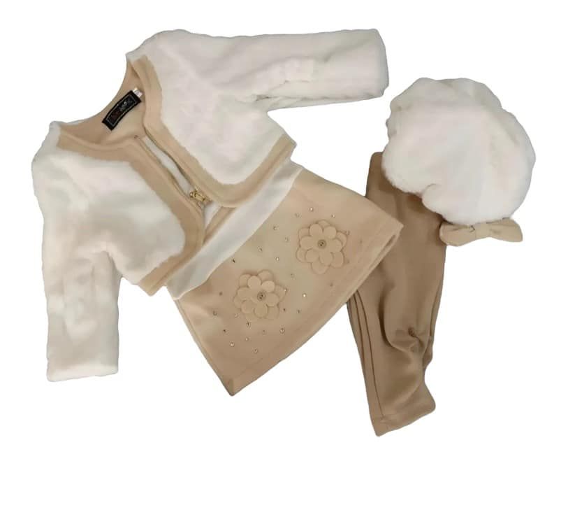 Setje jas kleedje legging muts