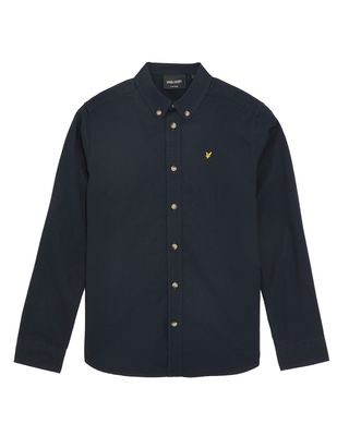 Donkerblauwe hemd Katoen