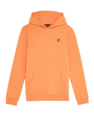 Oranje trui met kap