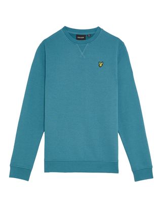 Trui zonder kap appelblauw