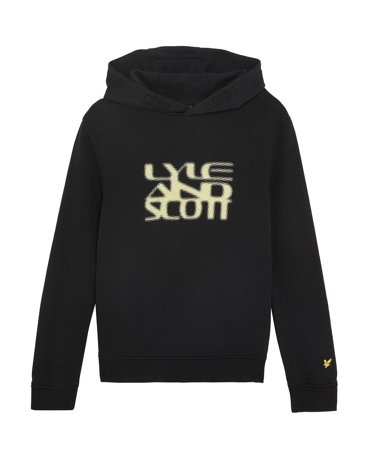 Zwarte trui met Gele letters