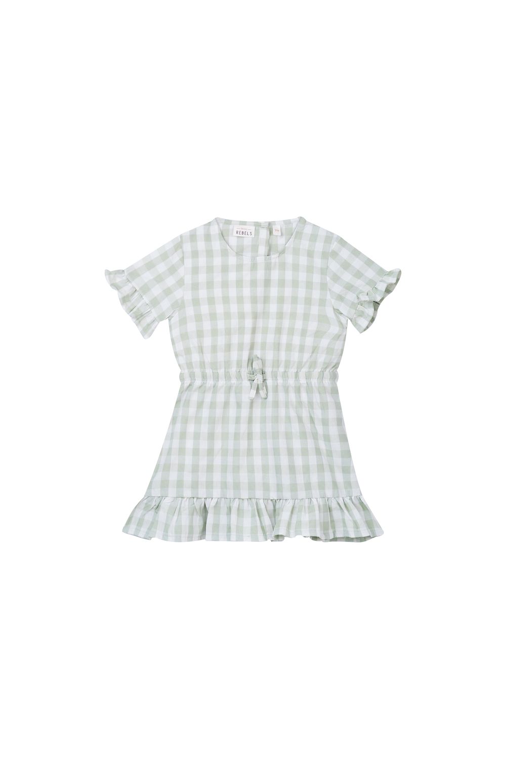 Jurk kort mouwen groen Mini Rebels