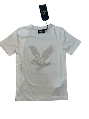 Lyle en scott t-Shirt grote vogel beige
