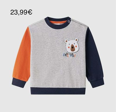 baby jongens sweater van badstof BBI64065