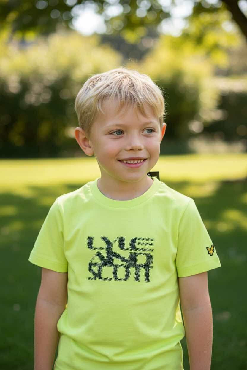 Gele T-shirt met letters