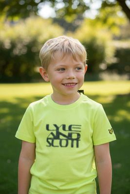 Gele T-shirt met letters