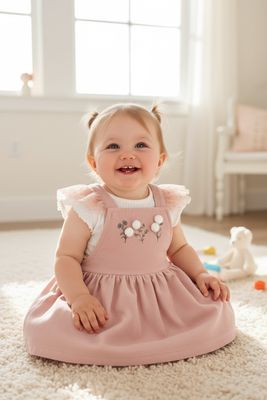 Kleedje met tule aan mouwen