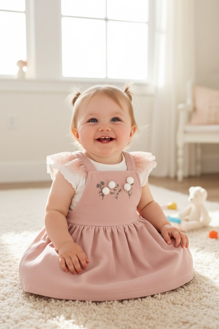 Kleedje met tule aan mouwen