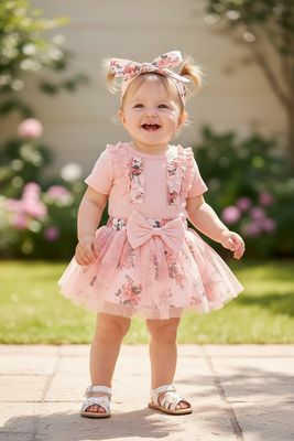 Rokje + Rompertje ROZE