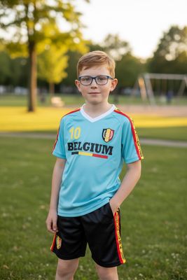 Setje belgie rood zwart blauw