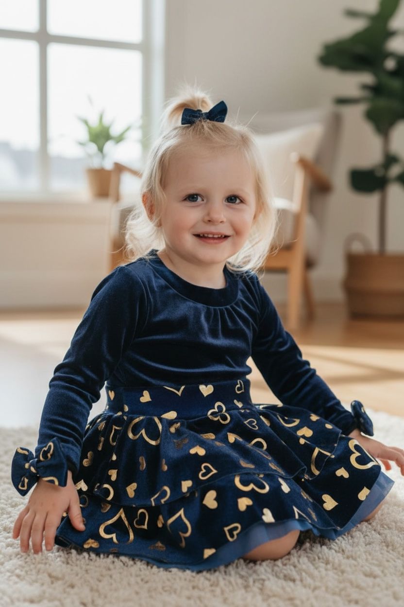 Rokje met trui en haar rekkertjes ( HART)