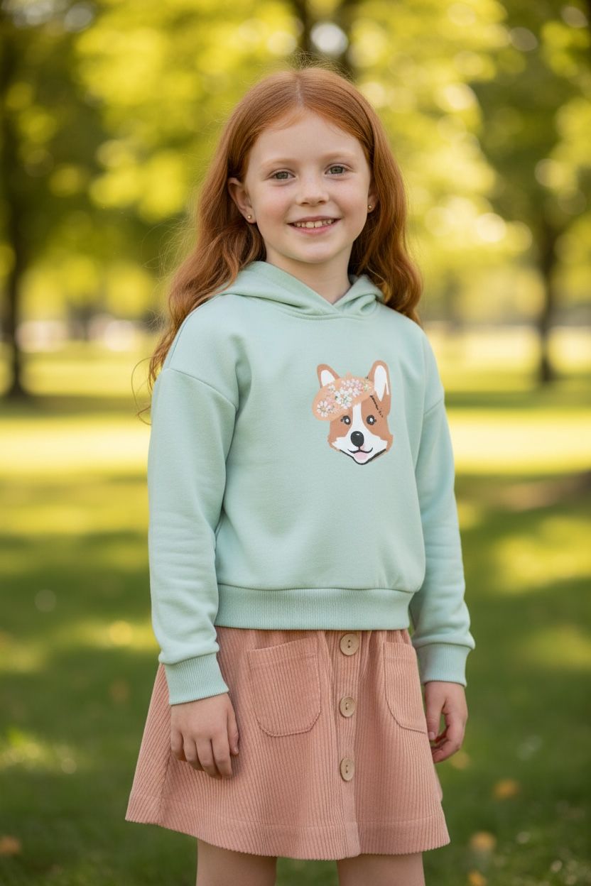 Mini rebels rokje met knoopjes