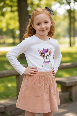 Mini rebels t-shirt hond