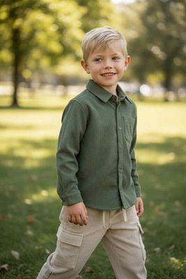 Broek mini rebels beige